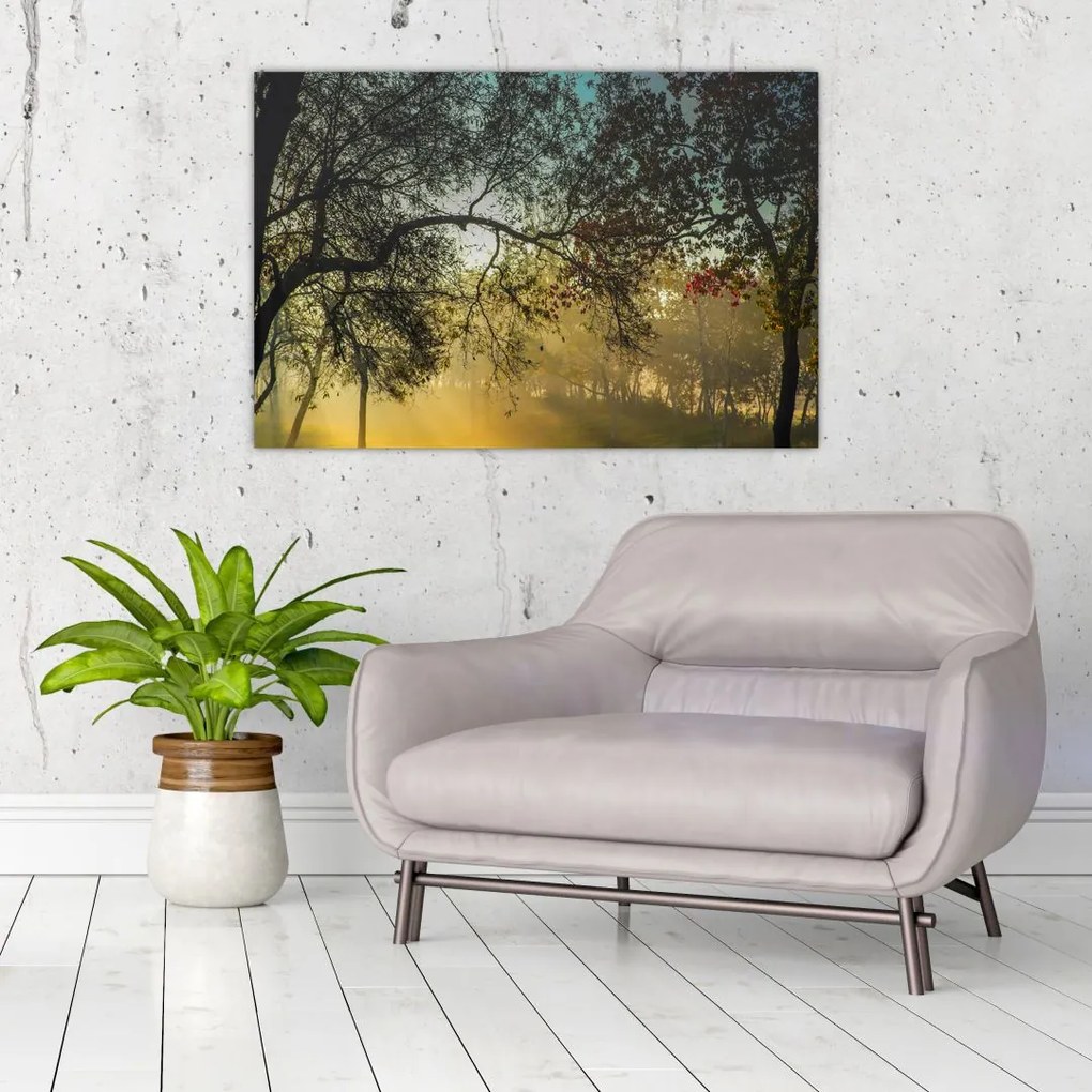 Tablou cu răsărit de soare (90x60 cm)