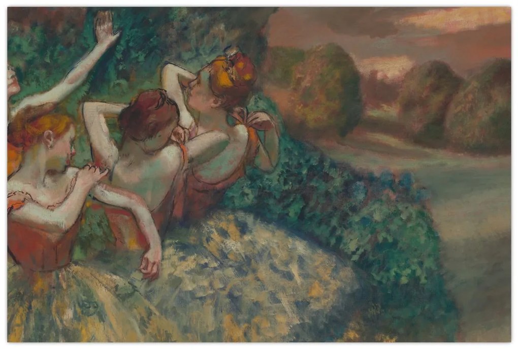 Tablou - Edgar Degas, Four Dancers, reproducere (90x60 cm)