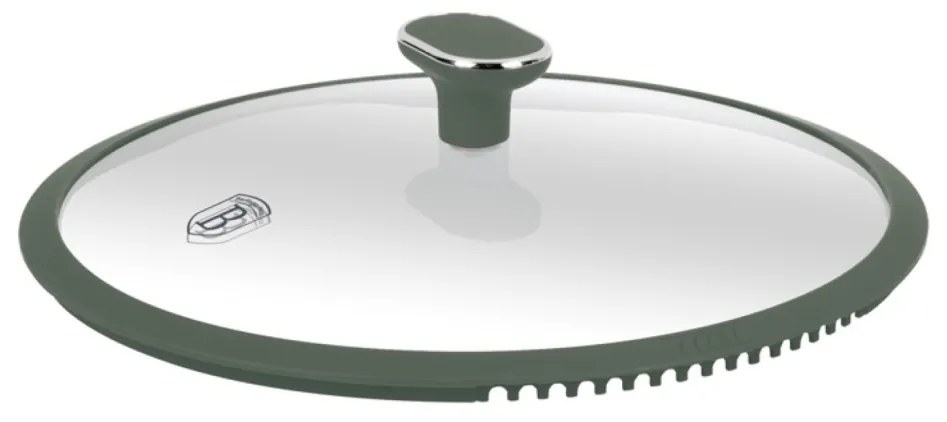 Oala aniaderenta cu interior titan 28 cm Green Matte Collection Berlinger Haus BH 8202