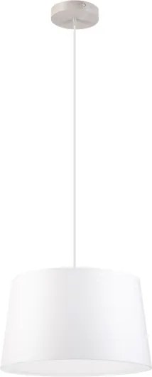 Pendul pe cablu AIDA 1xE27/60W/230V, Ø35 cm, stejar/alb