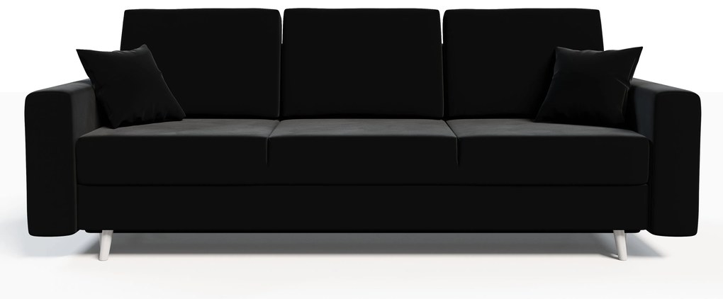 Canapea extensibilă Kineton (negru). 1007749