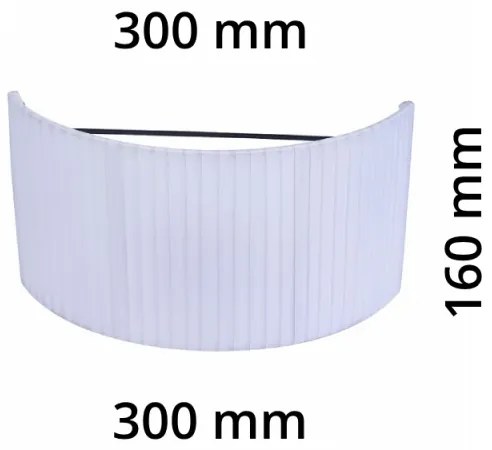 Abajur Maytoni MOD974-WLShade-White TORONTO alb E27 300x160 mm