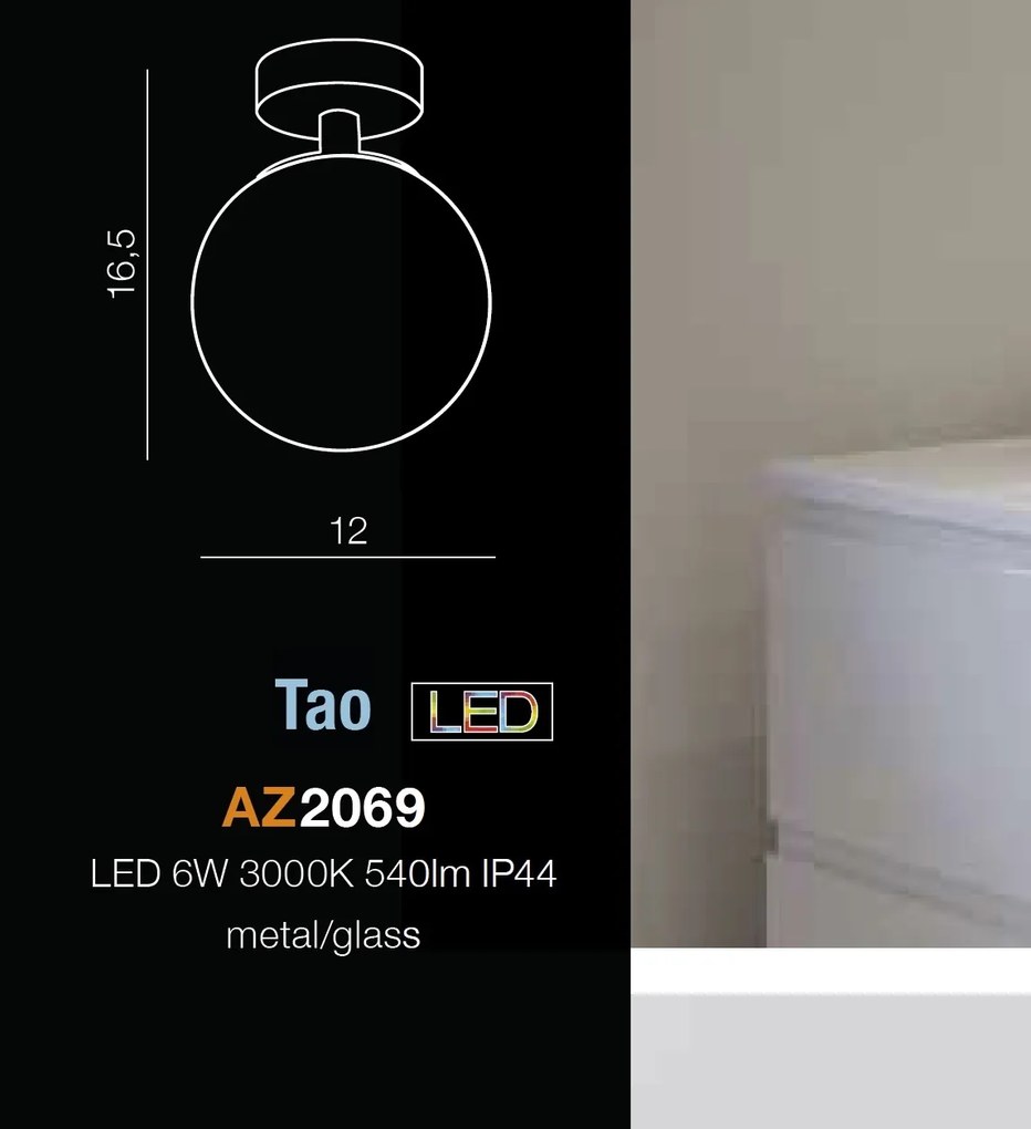 Plafoniera LED pentru baie TAO