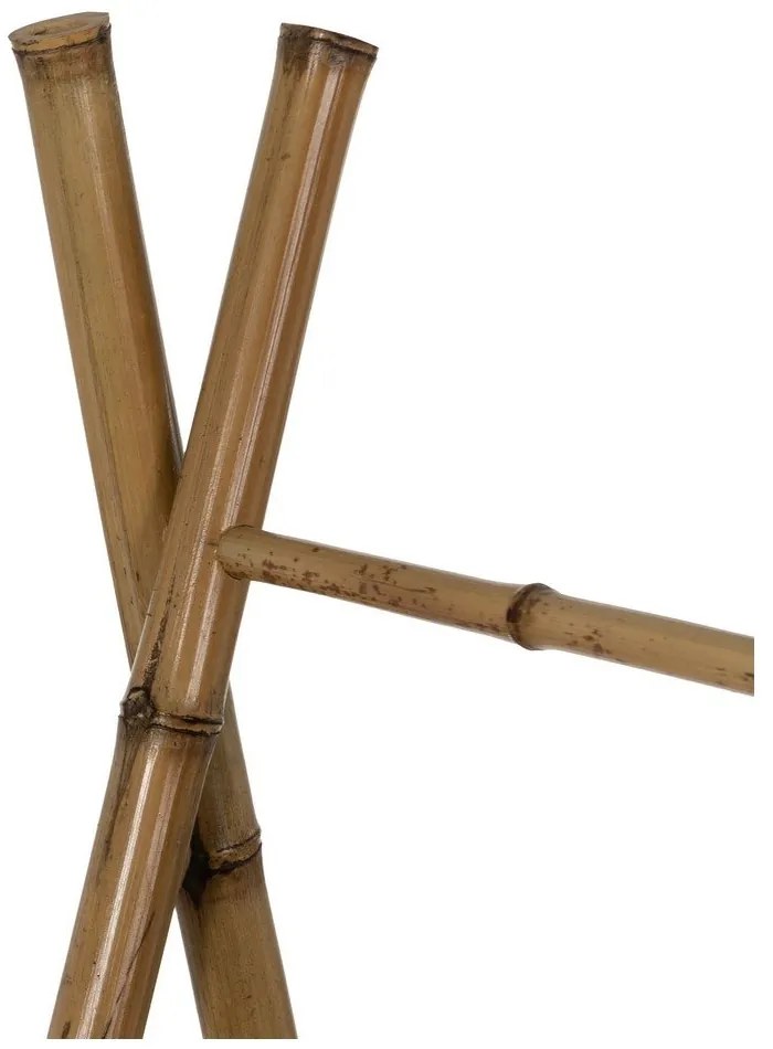 Etajeră în culoare naturală din bambus 78x165x40 cm Manali – Ixia