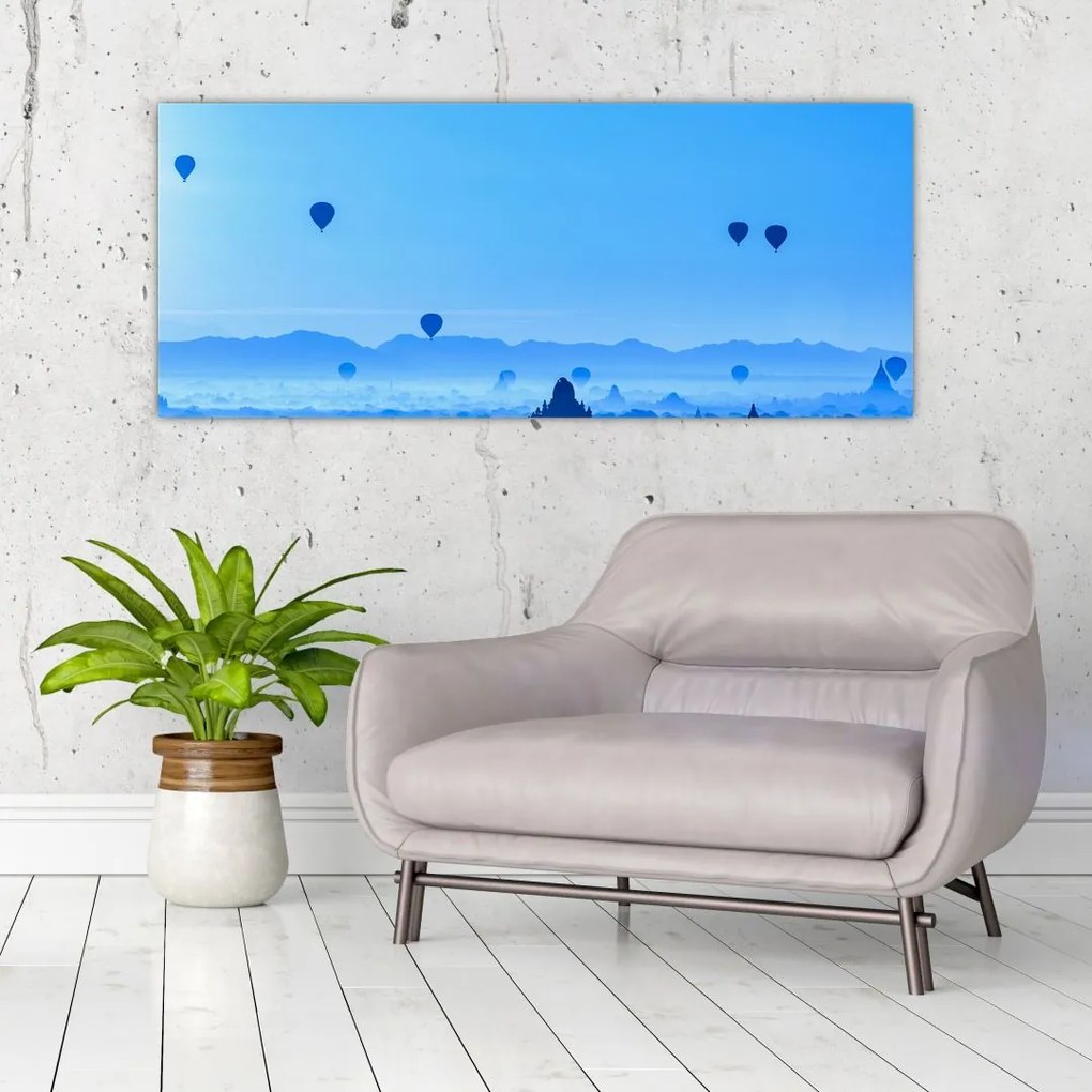 Tablou - Peisaj și săgeți (120x50 cm)