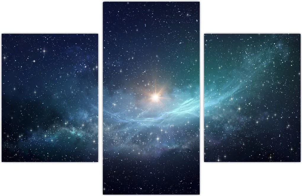 Tablou - Stele și nebuloase (90x60 cm)