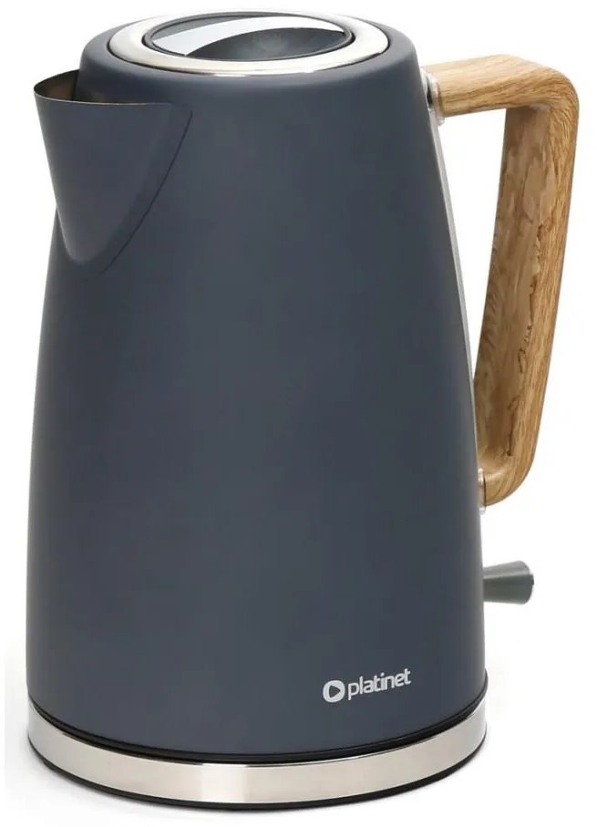 Fierbător de apă 1,7 l 2400W/230V oțel inoxidabil/gri