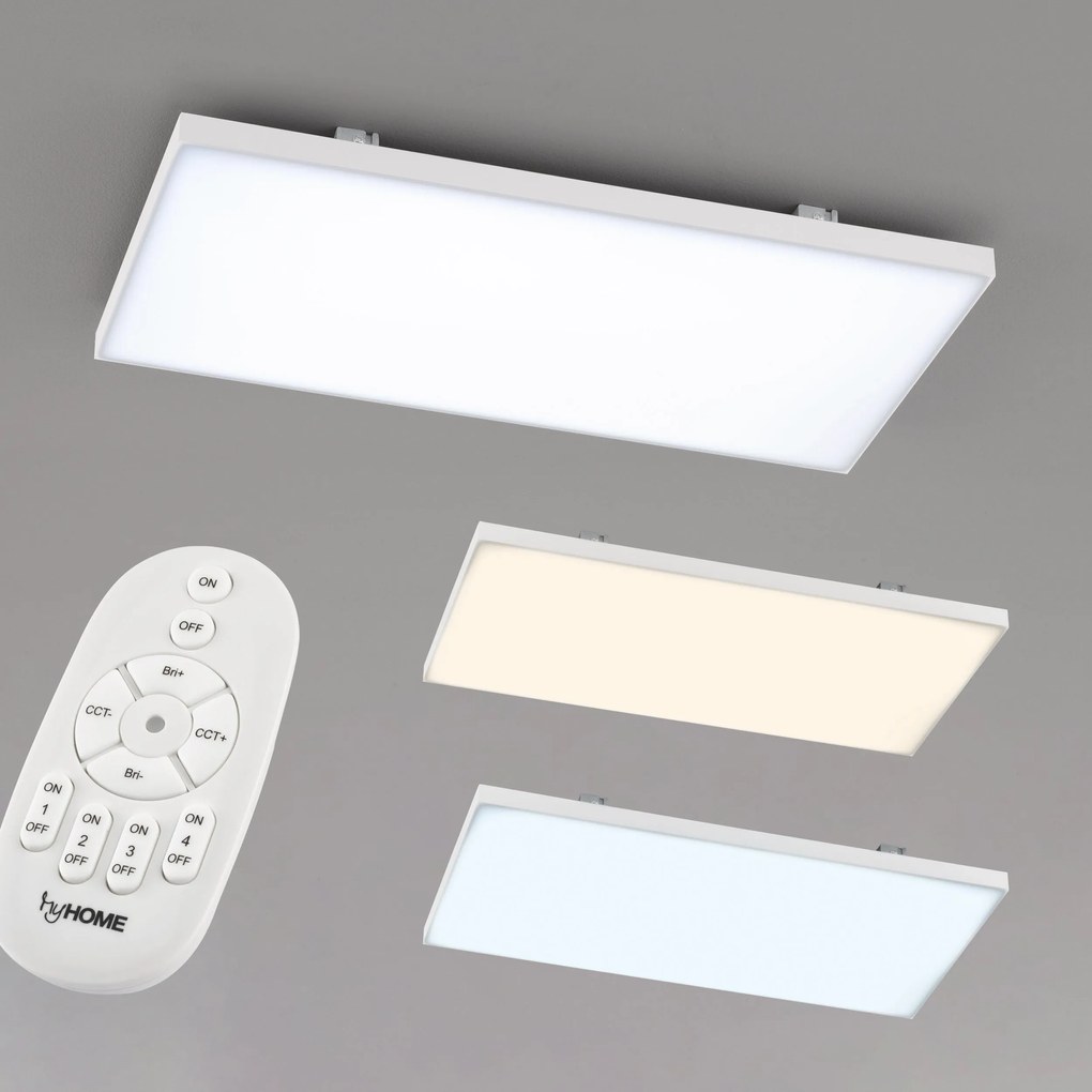 LED Plafoniera LIAM alba 60/30/4,4 cm