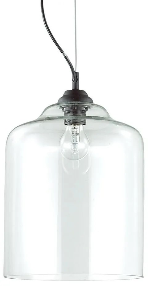 Lustra diametru 24cm, din sticla suflata manual, BISTRO SP1 SQUARE 112305