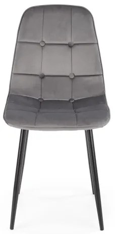 Scaun de dining KINDREL, 1 buc., gri