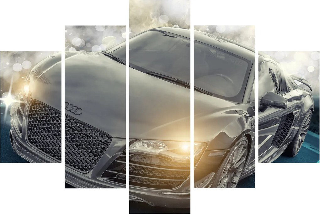 Tablou cu Audi - gri (150x105 cm)