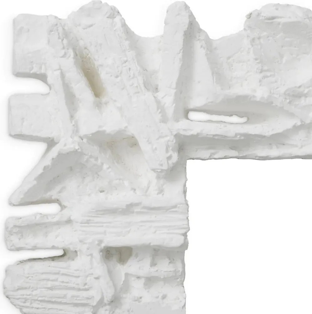 Oglinda decorativa LUX, Fibra de sticla, Alb, Masonic