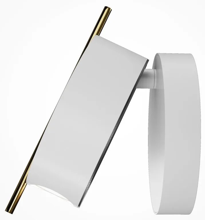 Aplica LED ambientala reglabila design modern minimalist Nuance alb/auriu