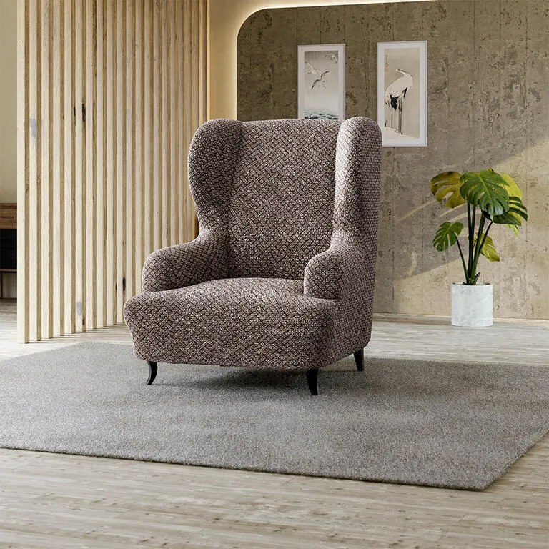 Huse bielastice VENEZIA maro fotoliu clasic (l. 60 - 110 cm)