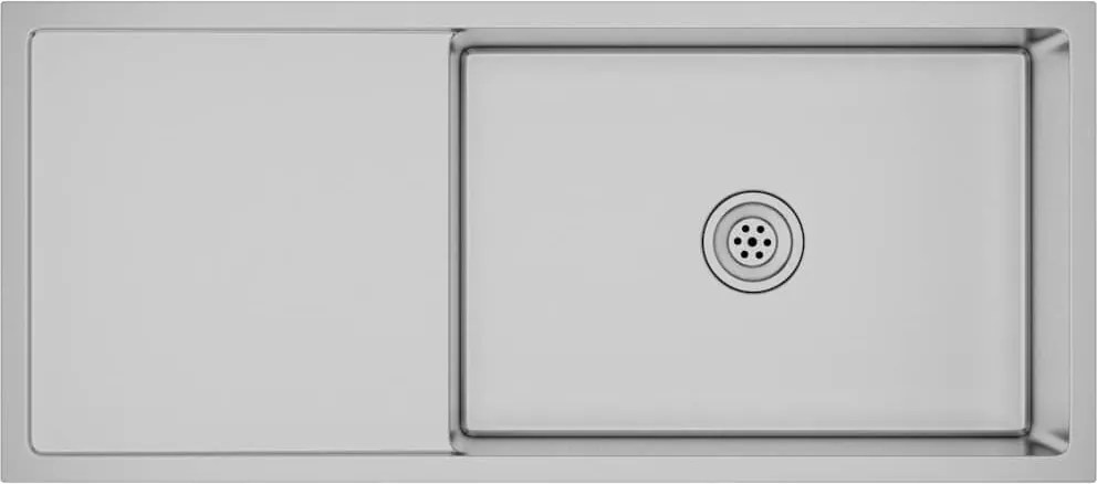 vidaXL Chiuvetă de bucătărie lucrată manual, oțel inoxidabil