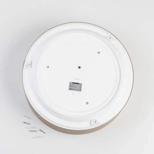 Brilagi - Plafonieră de baie POOL, 3 x E27, 15 W, 230 V, Ø 40 cm, IP54, bej