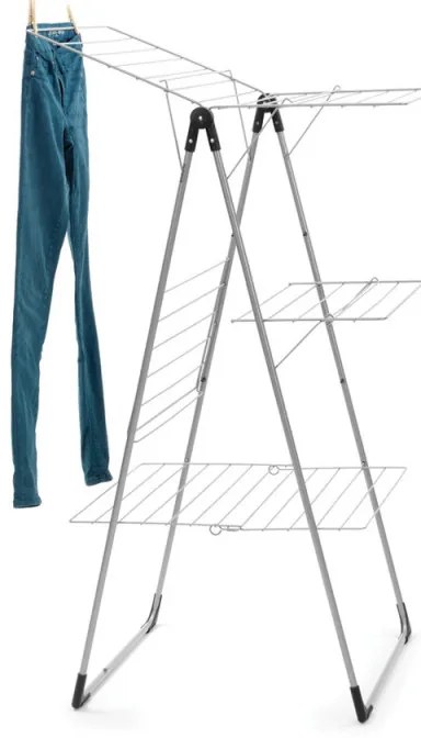 Brabantia "turn" cameră 90300183, 23 m, Pliabil ușor, Reglabil, Gri metalic
