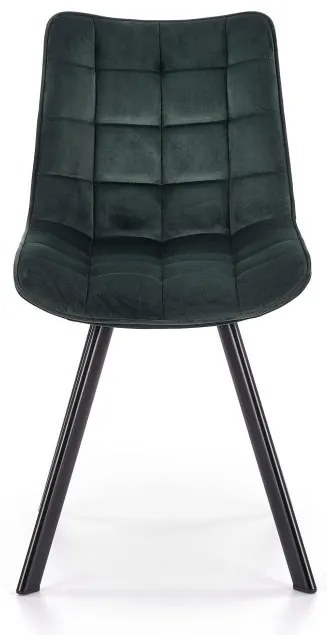 Scaun de bucaterie Jordan, verde/negru