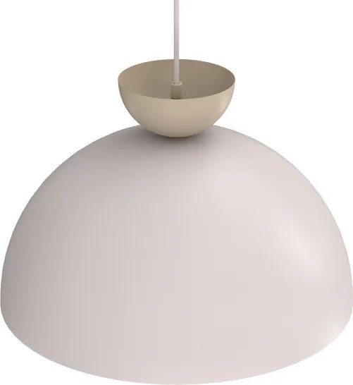Lustră suspendată pe cablu NEVIS, 1xE27/15W/230V, diametru 38 cm, crem