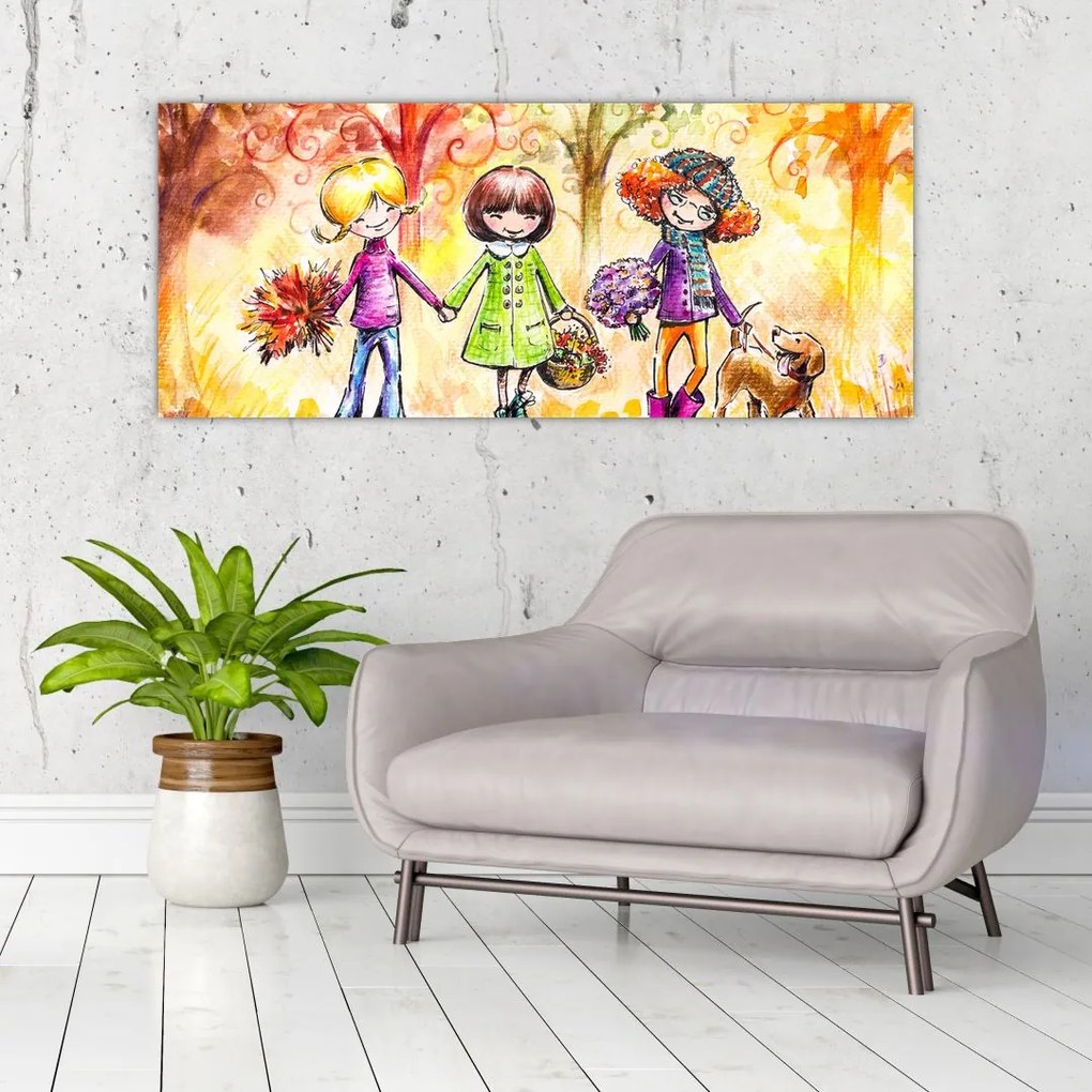 Tablou - Prietenie (120x50 cm)