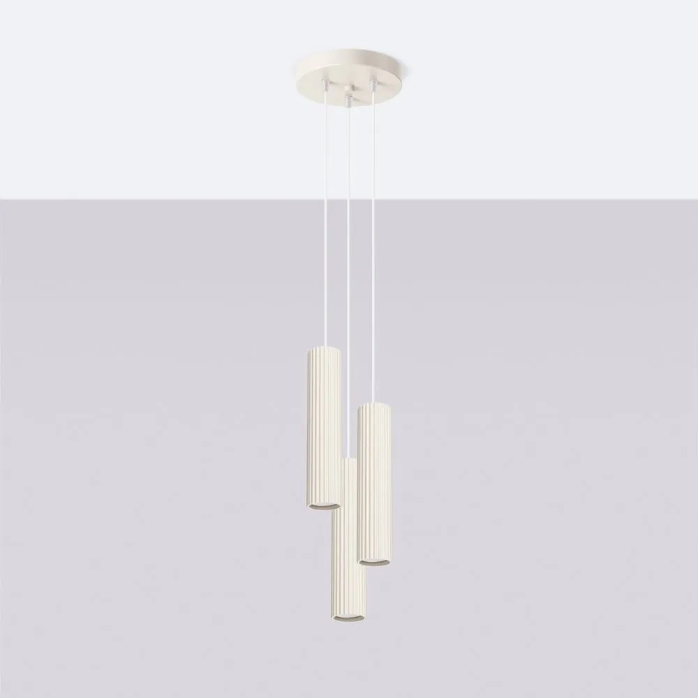 Lustră crem ø 19,5 cm Gleam – Sollux