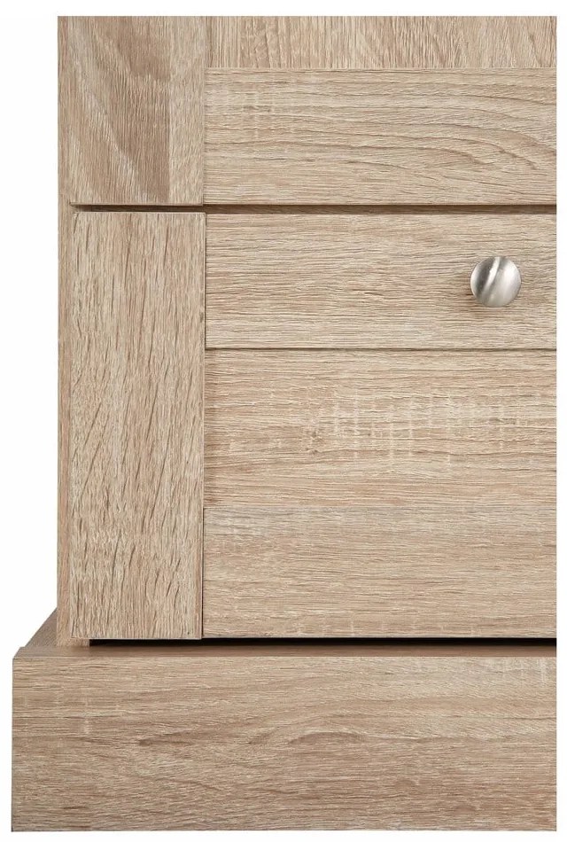 Șifonier în culoare naturală cu aspect de lemn de stejar 60x180 cm Binz – Støraa