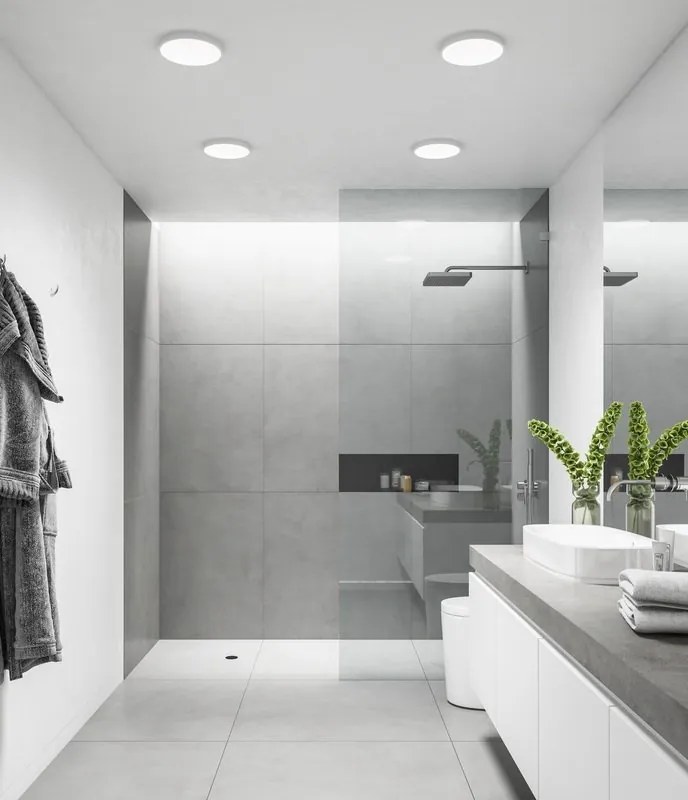 Spot incastrabil tavan fals, pentru baie IP44, LED 3-Step MOODMAKER, Sóller 17