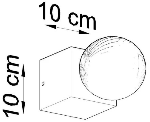 Aplică ABEL 1xE27/60W/230V beton