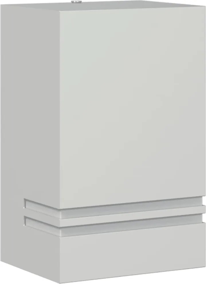 vidaXL Corp de iluminat exterior de perete, argintiu, oțel inoxidabil