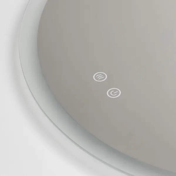 Brilagi - Oglindă LED dimabilă cu funcție anti-aburire și iluminare de fundal CLARA PRO LED/19W/230V Ø 60 cm IP44