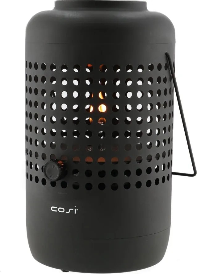 Lampă cu gaz Cosi Drop, înălțime 37 cm, negru