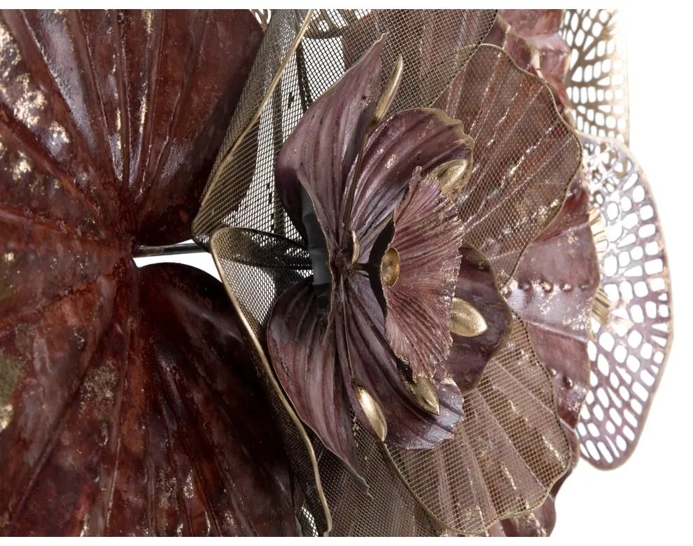 Decorațiune suspendată metalică Mauro Ferretti Flowery, 118 x 58 cm