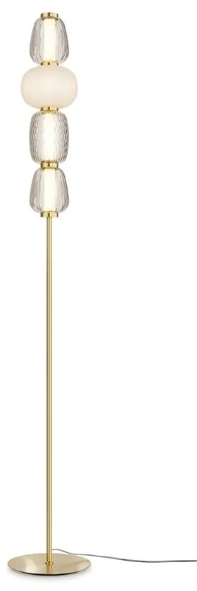 Lampadar LED design modern decorativ Pattern auriu
