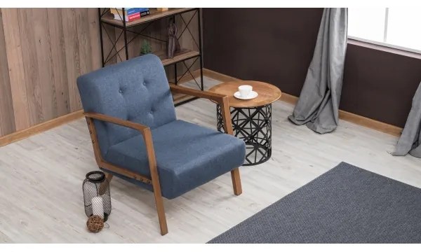 Fotoliu PUKI albastru