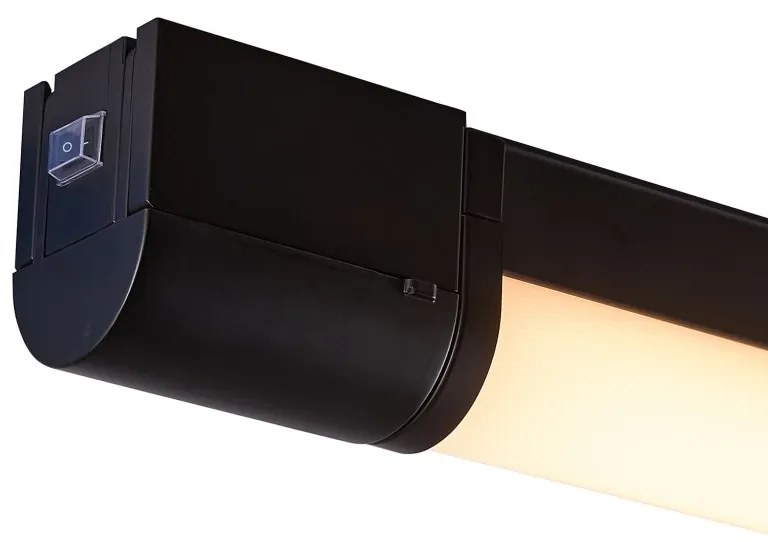 Aplica LED cu priza, protectie IP44, pentru baie Malaika 49 negru