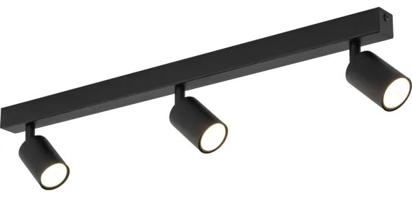 Spot NEX 3xGU10/10W/230V negru