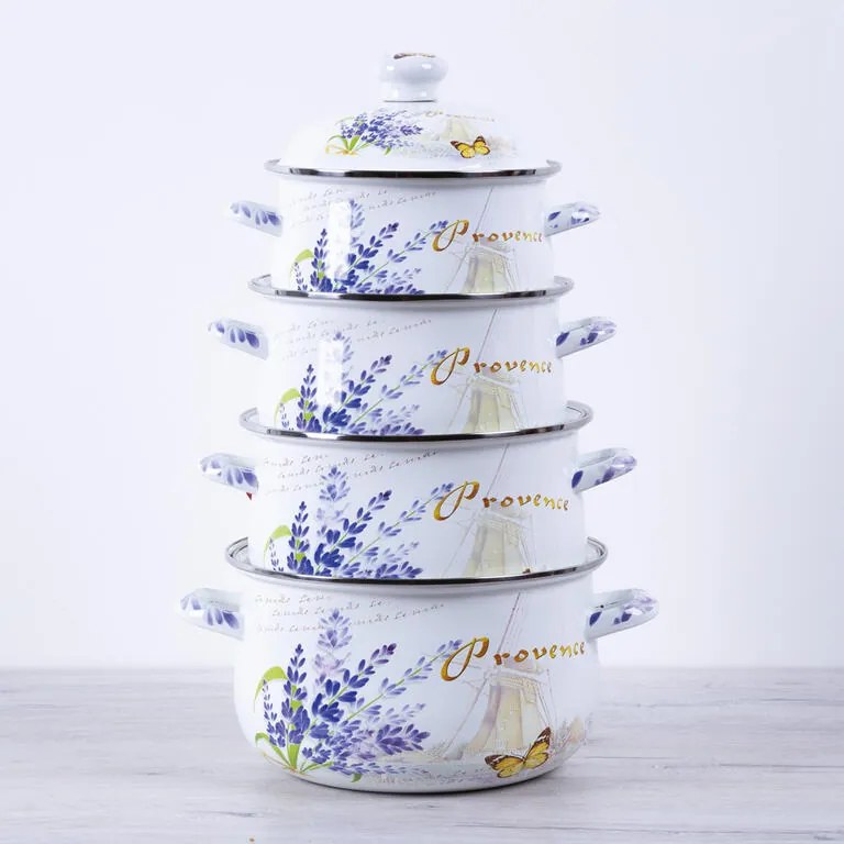 Klausberg Set de oale emailate PROVENCE 4 buc