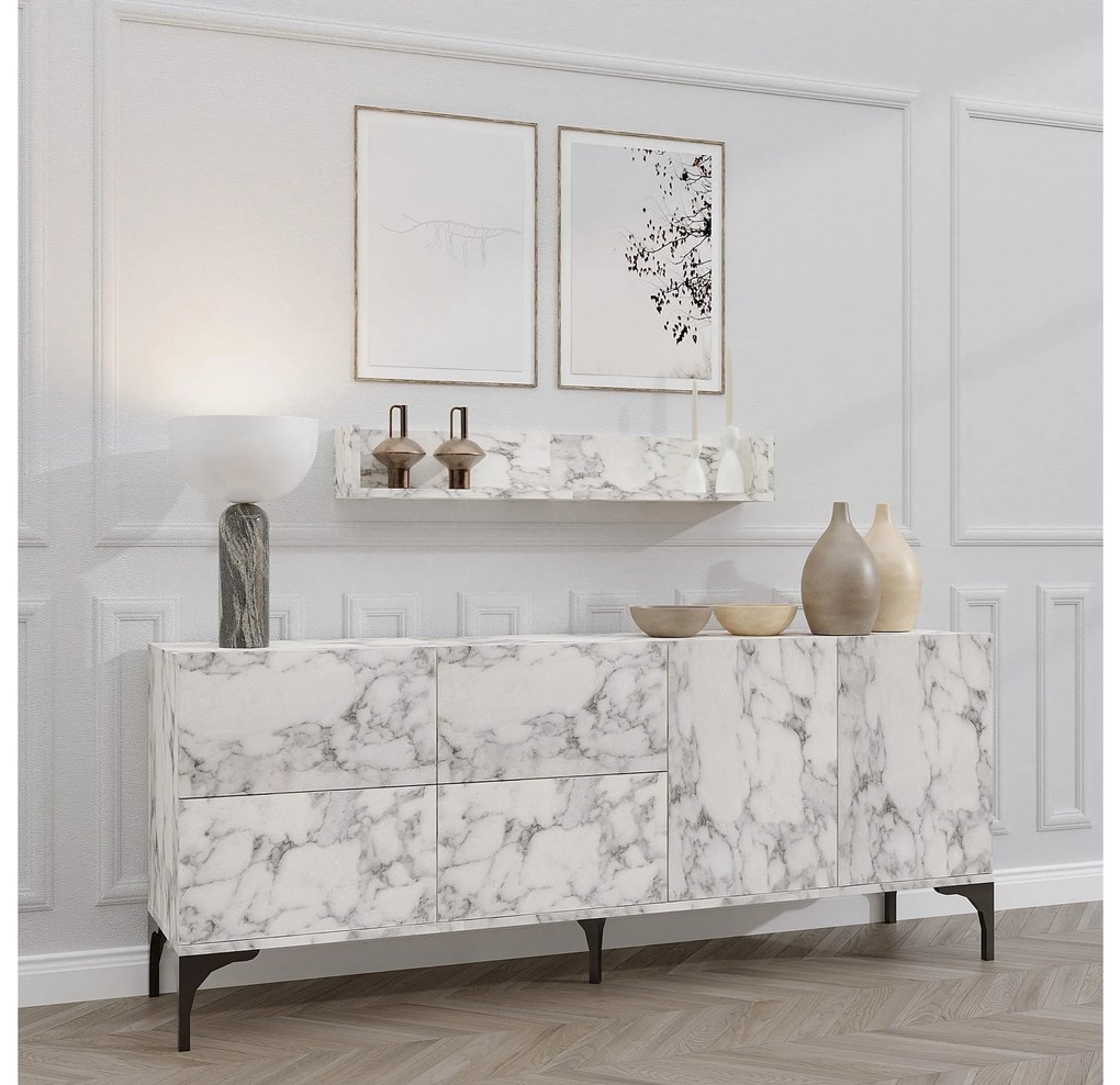 Comodă Shely (Marmură carrara) . 1101326