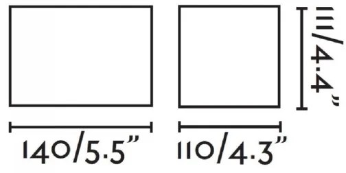 FARO 70687 - Aplică LED exterior SUNSET 2xLED/3W/230V IP54