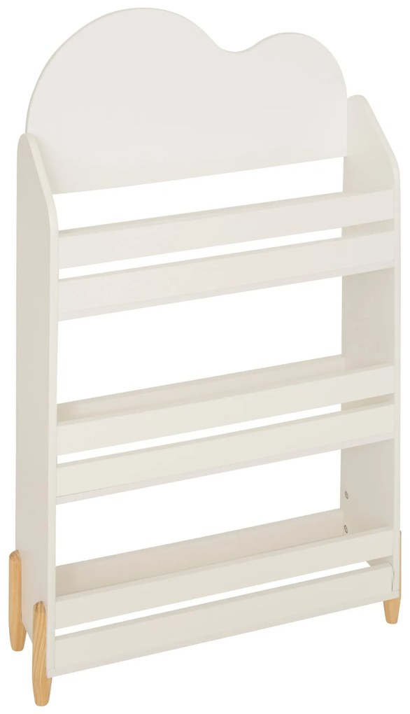 Bibliotecă pentru copii FJELLA, 61,5 x 18,5 x 100 cm, nor.