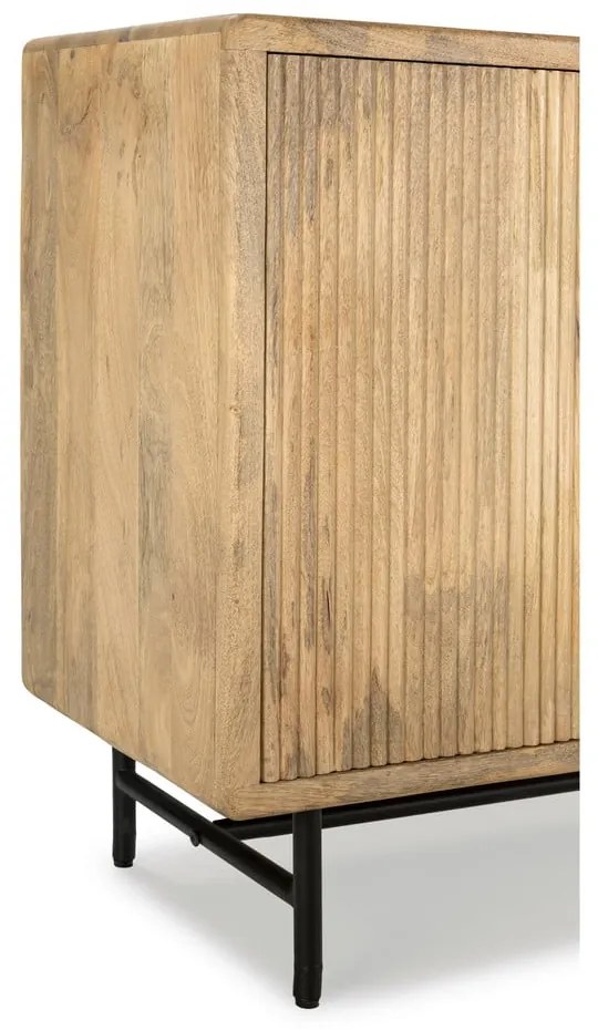 Comodă în culoare naturală din lemn de mango 190x85x40 cm Mundra – MOME