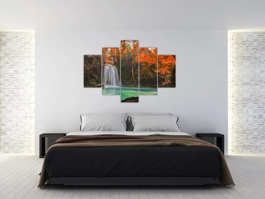 Tablou - Cascadă în Thailanda (150x105 cm)