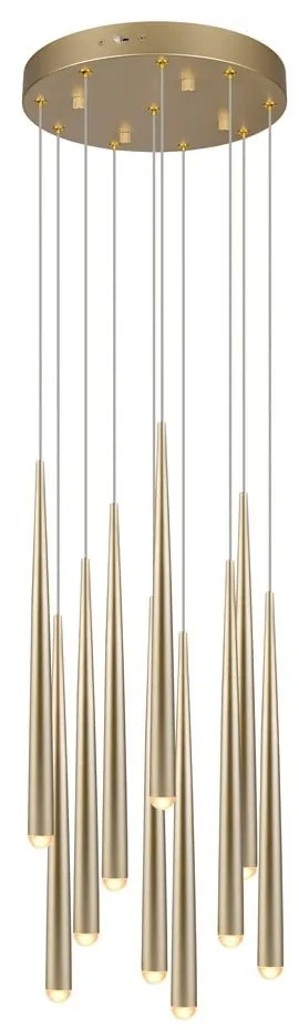 Lustră aurie LED ø 30 cm Cala – Trio Select