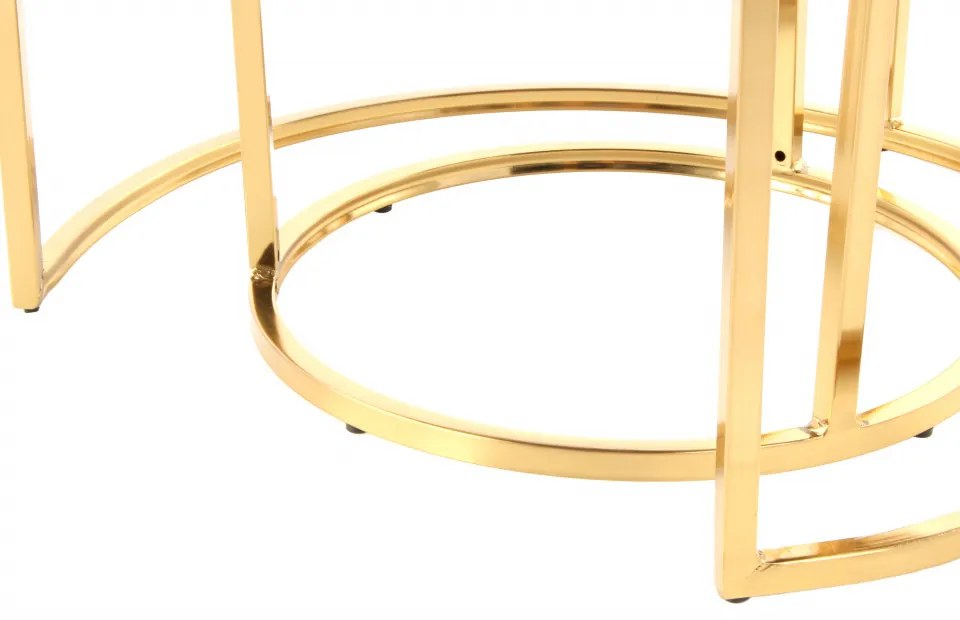 Set 2 tabureti tapitati Becky albi