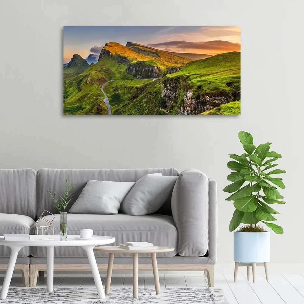 Tablou pe pânză canvas Dealurile din scoția