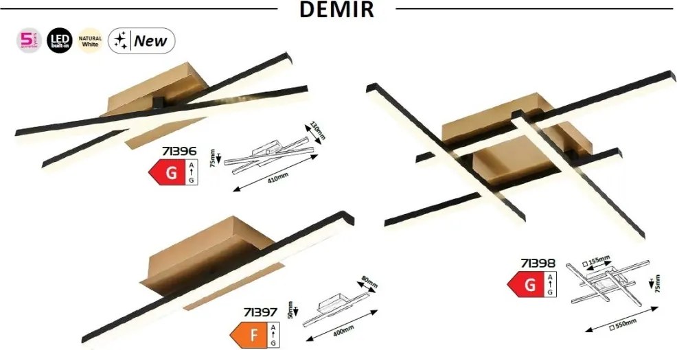 Plafoniera LED moderna Demir 24W