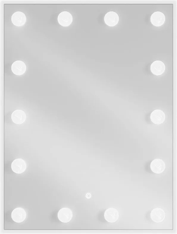 Mexen Dona oglindă de baie iluminată 60 x 80 cm, LED 6000K, antiaburire - 9818-060-080-611-00