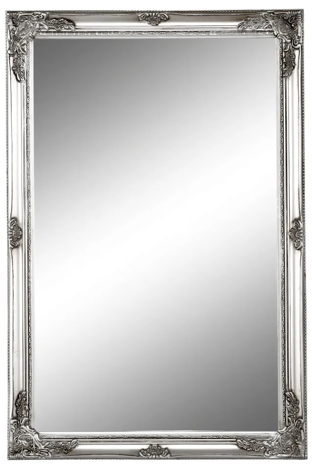 Oglinda, rama din lemn argintiu, MALKIA TYP 6