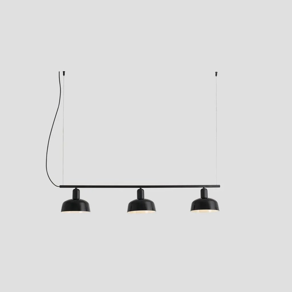 Lustra suspendata design modern TATAWIN negru