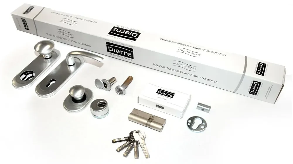 Usa metalica de intrare in apartament antiefractie - Dierre SPARTA 8 + Contratoc ST, Usa Alb + Toc Alb, 1.5 mm